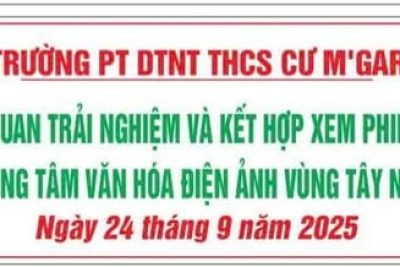 HOẠT ĐỘNG TRẢI NGHIỆM XEM PHIM “MƯA ĐỎ”