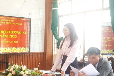 SINH HOẠT CHI BỘ THÁNG 9