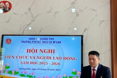 HỘI NGHỊ VIÊN CHỨC VÀ NGƯỜI LAO ĐỘNG NĂM HỌC 2025 – 2026